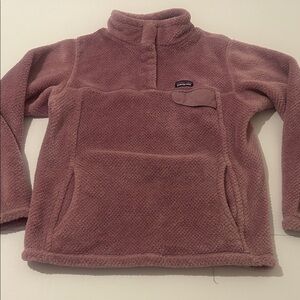 Patagonia Kids' Mauve Fleece Hoodie